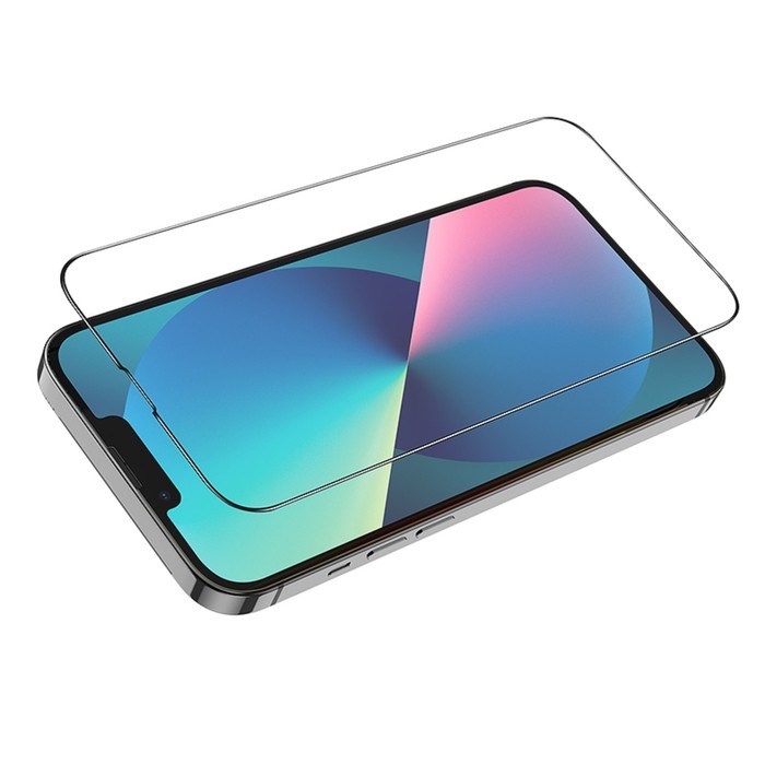 Защитное стекло Hoco A27, для iPhone 13/13 Pro, анти отпечатки, анти царапины, черная рамка - фото 51393020 Защитное стекло Hoco A27, для iPhone 13/13 Pro, анти отпечатки, анти царапины, черная рамка - фото 51393020