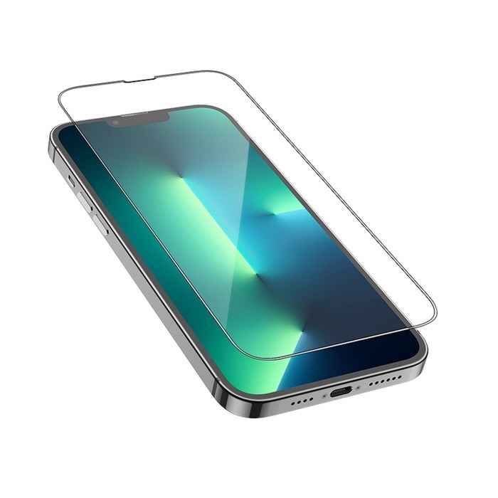Защитное стекло Hoco A27, для iPhone 13 Pro Max, анти отпечатки, анти царапины, черная рамка - фото 51393031 Защитное стекло Hoco A27, для iPhone 13 Pro Max, анти отпечатки, анти царапины, черная рамка - фото 51393031