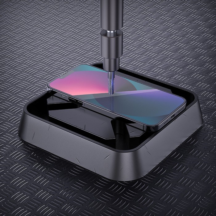 Защитное стекло Hoco A26, для iPhone 13 Pro Max,с защитной сеткой для микрофона,черная рамка - фото 51393060 Защитное стекло Hoco A26, для iPhone 13 Pro Max,с защитной сеткой для микрофона,черная рамка - фото 51393060