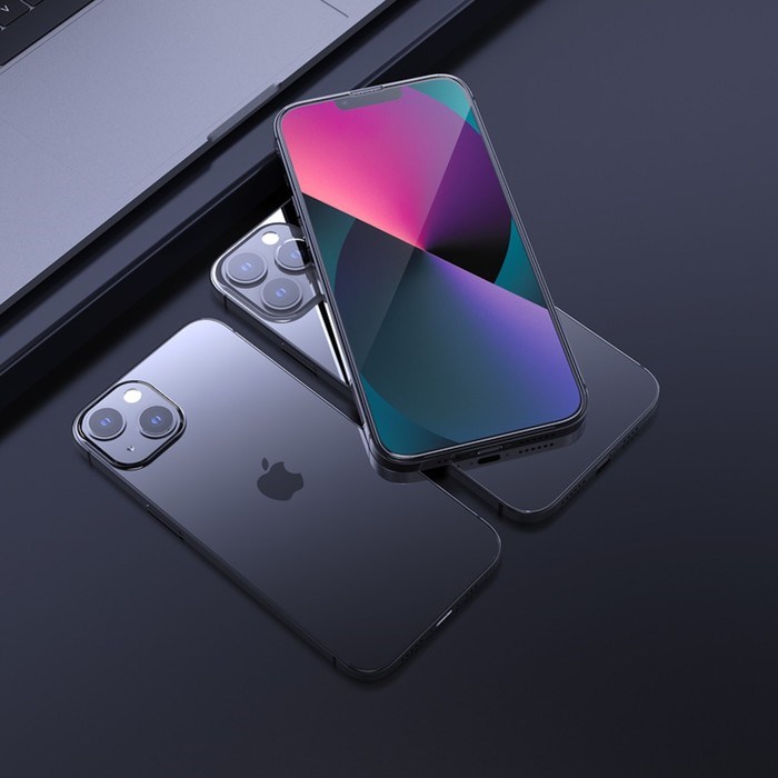 Защитное стекло Hoco G1, для iPhone 13 Pro Max, ПЭТ слой, анти отпечатки, черная рамка - фото 51393099 Защитное стекло Hoco G1, для iPhone 13 Pro Max, ПЭТ слой, анти отпечатки, черная рамка - фото 51393099