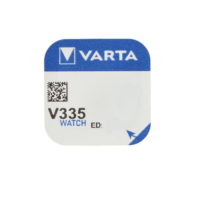Батарейка Varta Silver Oxide, 335 (SR512SW) - 1BL, 1.55 В, блистер, 1 шт. - фото 51393106 Батарейка Varta Silver Oxide, 335 (SR512SW) - 1BL, 1.55 В, блистер, 1 шт. - фото 51393106