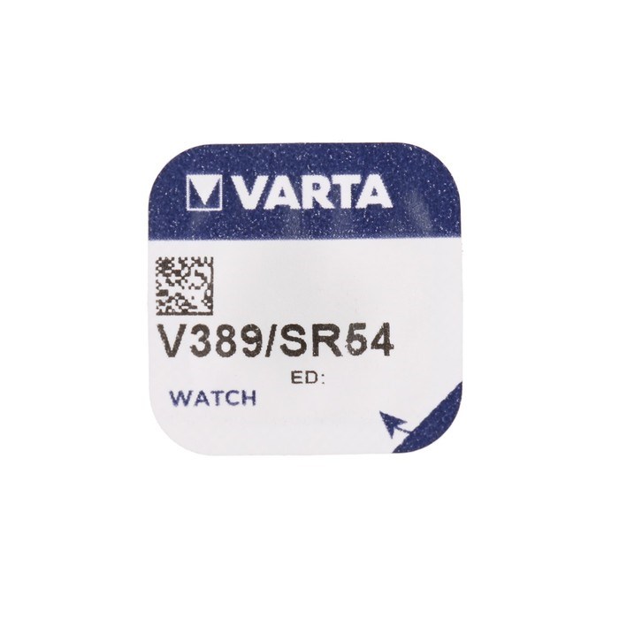 Батарейка Varta Silver Oxide, 389 - 1BL, 1.55 В, блистер, 1 шт. - фото 51393116 Батарейка Varta Silver Oxide, 389 - 1BL, 1.55 В, блистер, 1 шт. - фото 51393116