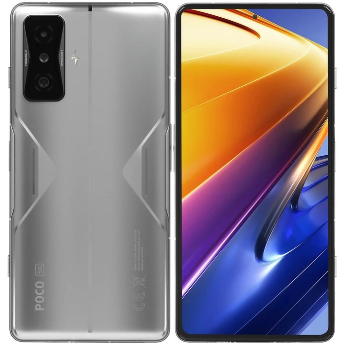 Смартфон Xiaomi POCO F4 GT NFC RU, 6.67", Amoled, 12 Гб, 256 Гб, 64 Мп, 4700 мАч, серый - фото 51393163 Смартфон Xiaomi POCO F4 GT NFC RU, 6.67", Amoled, 12 Гб, 256 Гб, 64 Мп, 4700 мАч, серый - фото 51393163