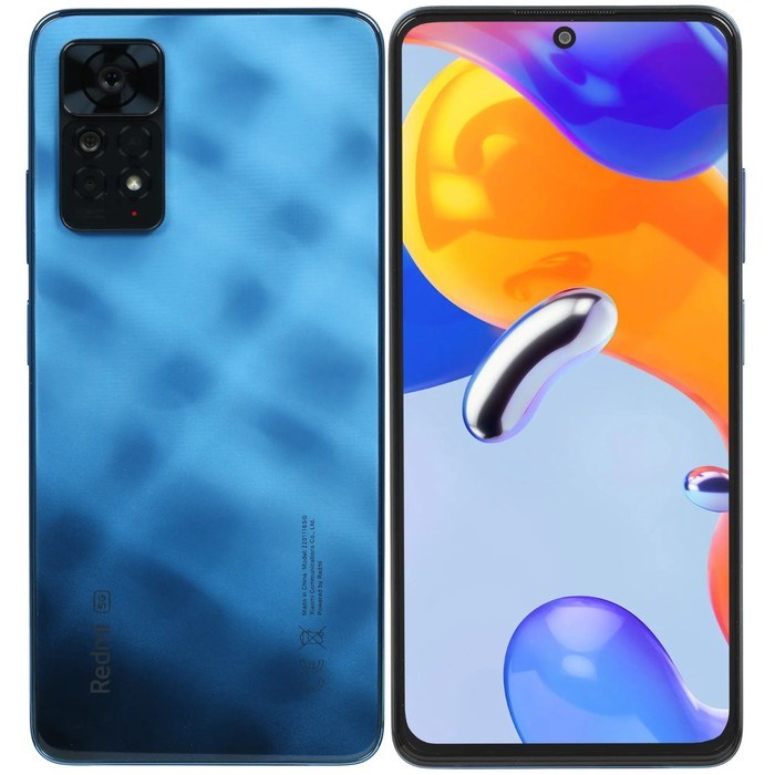 Смартфон Xiaomi Redmi Note 11 Pro 5G RU, 6.67", Amoled, 8Гб, 128Гб, 108Мп, 5000мАч,NFC,синий - фото 51393199 Смартфон Xiaomi Redmi Note 11 Pro 5G RU, 6.67", Amoled, 8Гб, 128Гб, 108Мп, 5000мАч,NFC,синий - фото 51393199