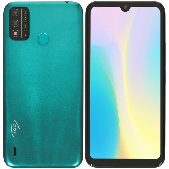 Смартфон Itel A48 (L6006), 6.1", IPS, 2 Гб, 32 Гб, 5 Мп, microSD, 3000 мАч, зеленый - фото 51393234 Смартфон Itel A48 (L6006), 6.1", IPS, 2 Гб, 32 Гб, 5 Мп, microSD, 3000 мАч, зеленый - фото 51393234