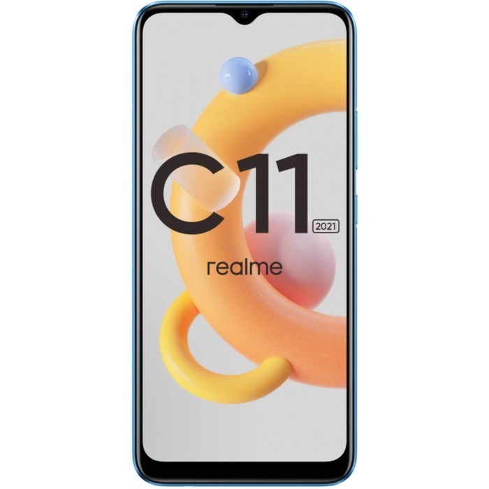 Смартфон Realme С11 2021, 6.5", LCD, 2 sim, 2 Гб, 32 Гб, 8 Мп, 5000 мАч, NFC, голубой - фото 51393330 Смартфон Realme С11 2021, 6.5", LCD, 2 sim, 2 Гб, 32 Гб, 8 Мп, 5000 мАч, NFC, голубой - фото 51393330