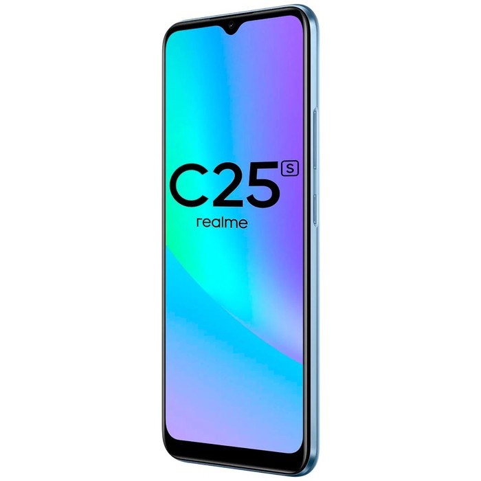 Смартфон Realme C25S, 6.5", LCD, 2 sim, 4 Гб, 128 Гб, 48 Мп, 8 Мп, 6000 мАч, NFC, синий - фото 51393357 Смартфон Realme C25S, 6.5", LCD, 2 sim, 4 Гб, 128 Гб, 48 Мп, 8 Мп, 6000 мАч, NFC, синий - фото 51393357