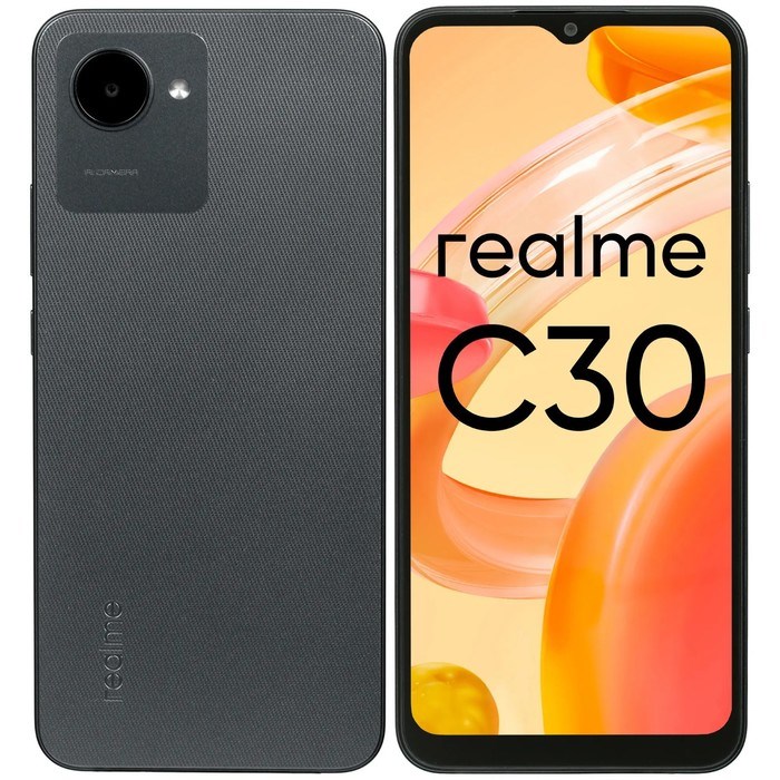 Смартфон Realme C30, 6.5", LCD, 2 sim, 4 Гб, 64 Гб, 8 Мп, 5 Мп, microSD, 5000 мАч, черный - фото 51393368 Смартфон Realme C30, 6.5", LCD, 2 sim, 4 Гб, 64 Гб, 8 Мп, 5 Мп, microSD, 5000 мАч, черный - фото 51393368