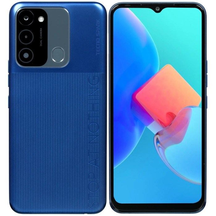 Смартфон Tecno Spark Go 2022 NFC, 6.5", IPS, 2 Гб, 32 Гб, 13 Мп, 5000 мАч, синий - фото 51393455 Смартфон Tecno Spark Go 2022 NFC, 6.5", IPS, 2 Гб, 32 Гб, 13 Мп, 5000 мАч, синий - фото 51393455