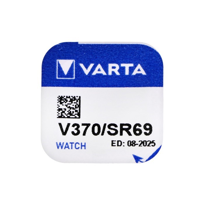 Батарейка цинковая Varta, V370 (SR920W)-1BL, 1.55В , блистер, 1 шт. - фото 51393480 Батарейка цинковая Varta, V370 (SR920W)-1BL, 1.55В , блистер, 1 шт. - фото 51393480