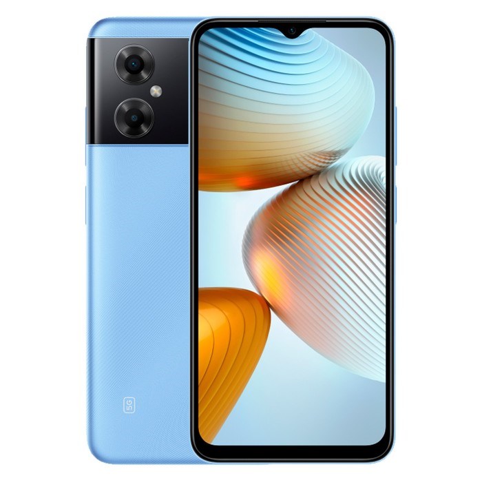 Смартфон Xiaomi POCO M4 5G NFC RU, 6.58'', 6 Гб, 128 Гб, 13 Мп, 5 Мп, 5000 мАч, синий - фото 51393581 Смартфон Xiaomi POCO M4 5G NFC RU, 6.58'', 6 Гб, 128 Гб, 13 Мп, 5 Мп, 5000 мАч, синий - фото 51393581