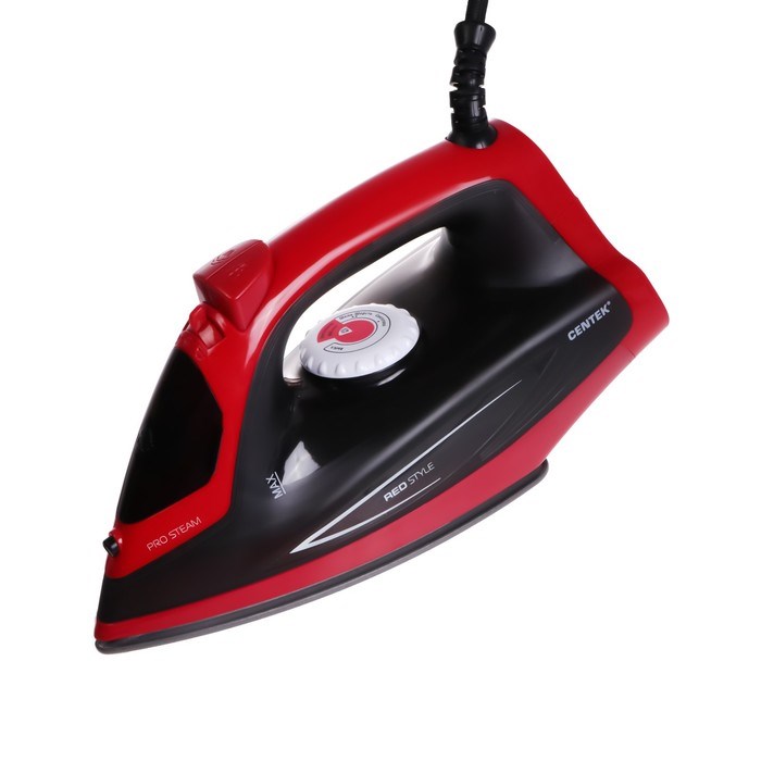 Утюг Centek CT-2360, 1800 Вт, антипригарная подошва, 200 мл, красно-чёрный - фото 51393657 Утюг Centek CT-2360, 1800 Вт, антипригарная подошва, 200 мл, красно-чёрный - фото 51393657