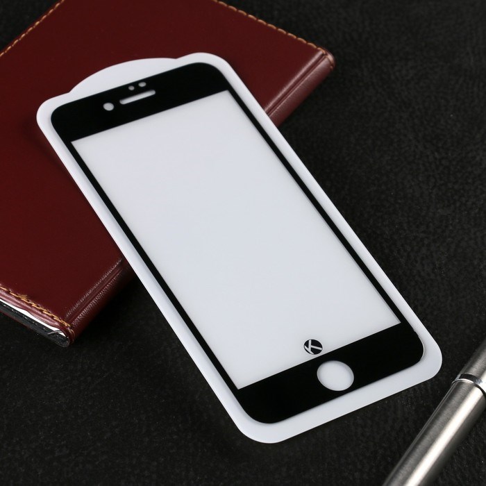 Защитное стекло Krutoff, для iPhone 7/8/SE 2020, полный клей, черное - фото 51394155 Защитное стекло Krutoff, для iPhone 7/8/SE 2020, полный клей, черное - фото 51394155