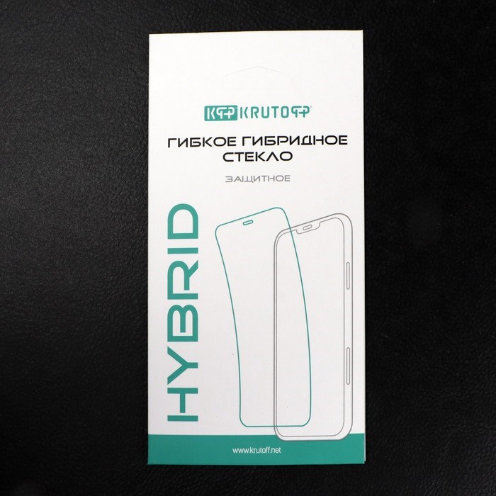 Защитное стекло Krutoff для iPhone 14 Pro Max, гибридное, полный клей - фото 51394289 Защитное стекло Krutoff для iPhone 14 Pro Max, гибридное, полный клей - фото 51394289