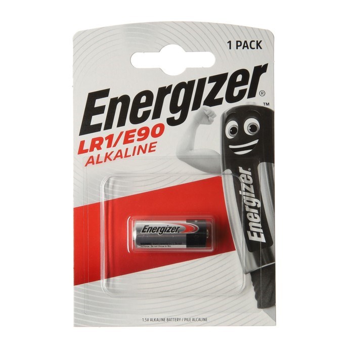Батарейка алкалиновая Energizer, LR1 (910A/N/E90)-1BL, 1.5В, блистер, 1 шт. - фото 51394567 Батарейка алкалиновая Energizer, LR1 (910A/N/E90)-1BL, 1.5В, блистер, 1 шт. - фото 51394567