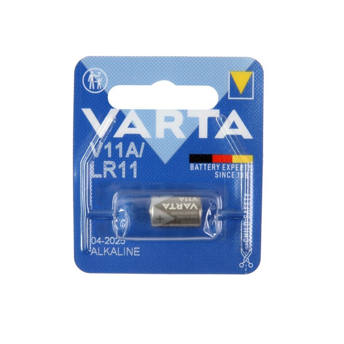 Батарейка алкалиновая Varta, LR11 (A11/MN11) - 1BL, 1.5В, блистер, 1 шт. - фото 51394581 Батарейка алкалиновая Varta, LR11 (A11/MN11) - 1BL, 1.5В, блистер, 1 шт. - фото 51394581