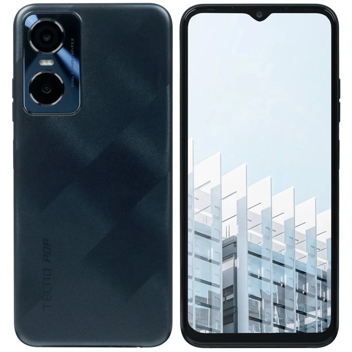 Смартфон Tecno POP 6 Pro, 6.6", IPS, 2 Гб, 32 Гб, 8 Мп, 5000 мАч, черный - фото 51394897 Смартфон Tecno POP 6 Pro, 6.6", IPS, 2 Гб, 32 Гб, 8 Мп, 5000 мАч, черный - фото 51394897