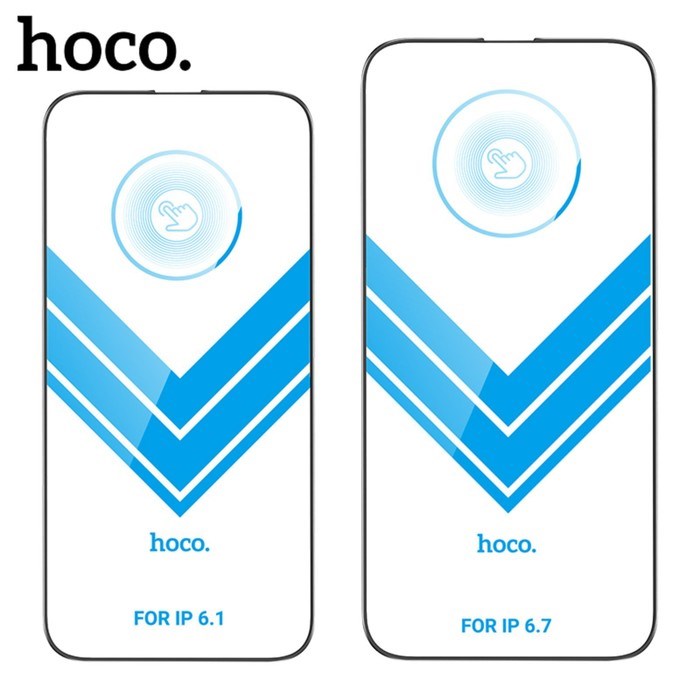 Защитное стекло Hoco для iPhone 14 Pro, с рамкой для установки, полный клей, 0.33 мм, 9H - фото 51395139 Защитное стекло Hoco для iPhone 14 Pro, с рамкой для установки, полный клей, 0.33 мм, 9H - фото 51395139