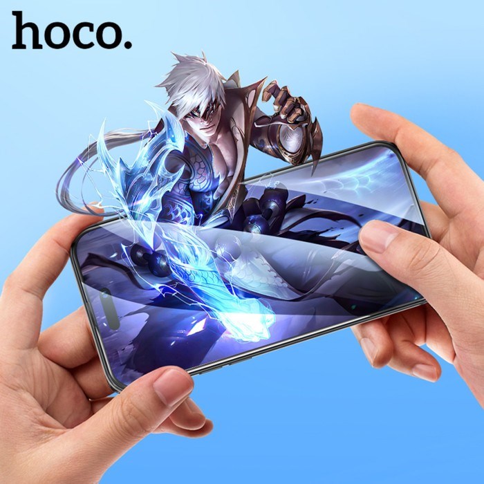Защитное стекло Hoco для iPhone 14 Pro, с рамкой для установки, полный клей, 0.33 мм, 9H - фото 51395148 Защитное стекло Hoco для iPhone 14 Pro, с рамкой для установки, полный клей, 0.33 мм, 9H - фото 51395148