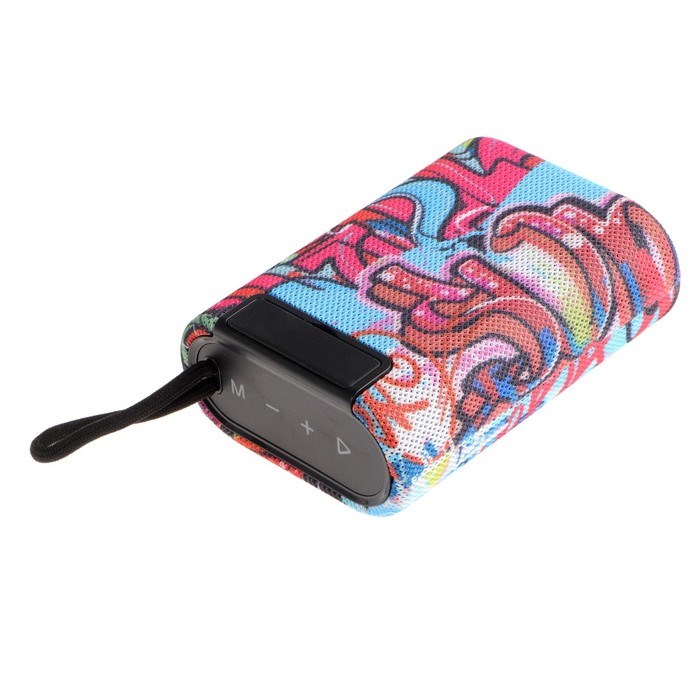 Портативная колонка Perfeo BANG PF_D0044, 5 Вт, 1200 мАч, microSD, USB, AUX, FM, хип хоп - фото 51395230 Портативная колонка Perfeo BANG PF_D0044, 5 Вт, 1200 мАч, microSD, USB, AUX, FM, хип хоп - фото 51395230