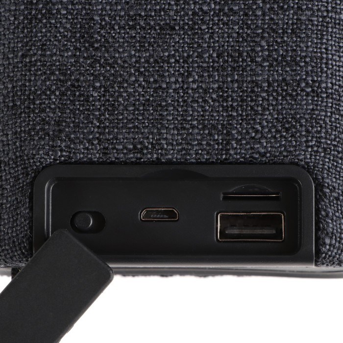 Портативная колонка Perfeo BANG PF_D0045, 5 Вт, 1200 мАч, microSD, USB, AUX, FM, черная - фото 51395242 Портативная колонка Perfeo BANG PF_D0045, 5 Вт, 1200 мАч, microSD, USB, AUX, FM, черная - фото 51395242