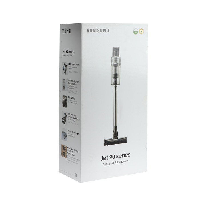 Пылесос Samsung Jet VS20R9042T2/SB EU, вертикальный, беспроводной, 550 Вт, голубо-серебр. - фото 51395311 Пылесос Samsung Jet VS20R9042T2/SB EU, вертикальный, беспроводной, 550 Вт, голубо-серебр. - фото 51395311