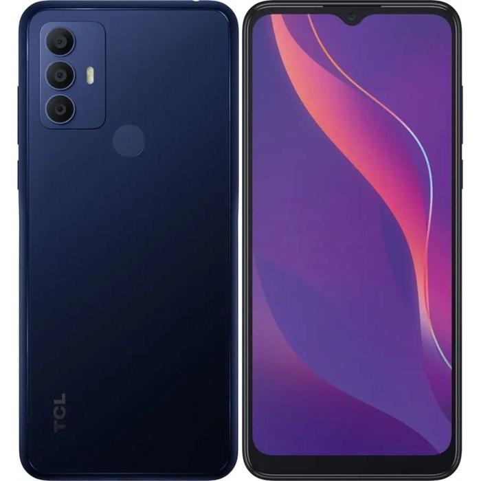 Смартфон TCL 306, 6.52", 3 Гб, 32 Гб, 13 Мп, 5 Мп, 2 Sim, LTE, 5000 мАч, синий - фото 51395507 Смартфон TCL 306, 6.52", 3 Гб, 32 Гб, 13 Мп, 5 Мп, 2 Sim, LTE, 5000 мАч, синий - фото 51395507