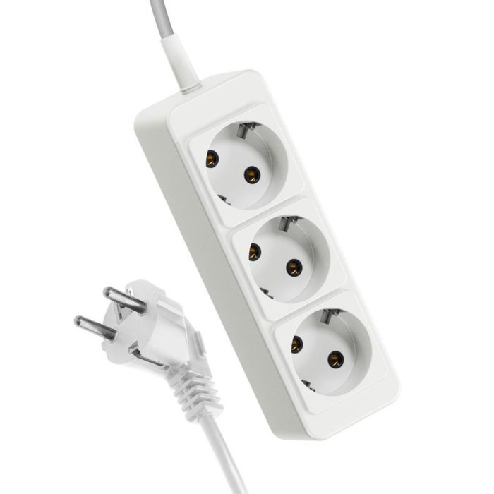 Удлинитель КОСМОС YKsm5m-3g-Z(10A)P, 3х5м, 10А, IP20, ПВС 3х0.75 - фото 51395651 Удлинитель КОСМОС YKsm5m-3g-Z(10A)P, 3х5м, 10А, IP20, ПВС 3х0.75 - фото 51395651