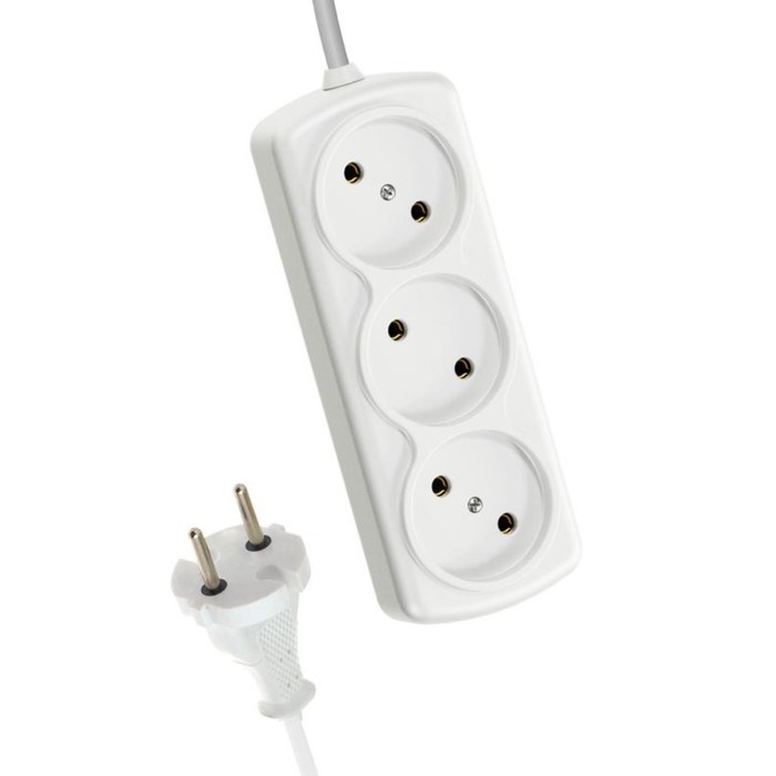 Удлинитель КОСМОС YKsm5m-3g(6A)S, 3х5м, 6А,IP20, ПВС 2х0.75 - фото 51395655 Удлинитель КОСМОС YKsm5m-3g(6A)S, 3х5м, 6А,IP20, ПВС 2х0.75 - фото 51395655