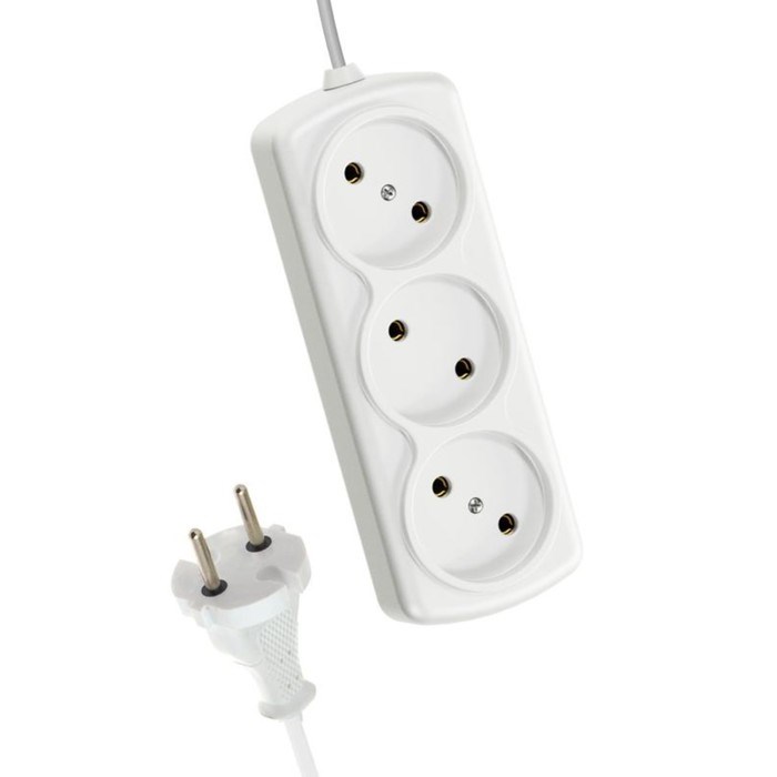 Удлинитель КОСМОС YKsm3m-3g(6A)E, 3х3м, 6А,IP20, ШВВП 2х0.75 - фото 51395657 Удлинитель КОСМОС YKsm3m-3g(6A)E, 3х3м, 6А,IP20, ШВВП 2х0.75 - фото 51395657