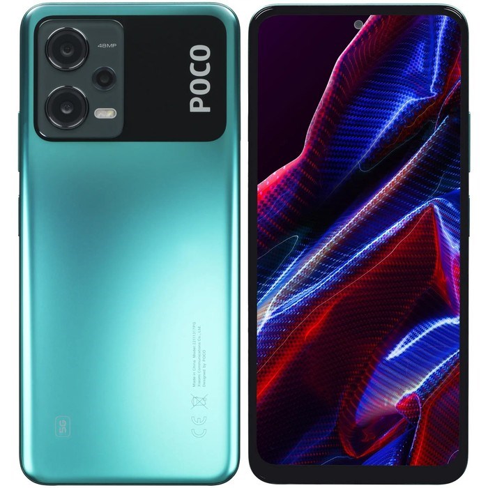 Смартфон Xiaomi POCO X5 5G RU, 6.67'', 8 Гб, 256 Гб, 48 Мп, 13 Мп, 5000 мАч, зеленый - фото 51395722 Смартфон Xiaomi POCO X5 5G RU, 6.67'', 8 Гб, 256 Гб, 48 Мп, 13 Мп, 5000 мАч, зеленый - фото 51395722