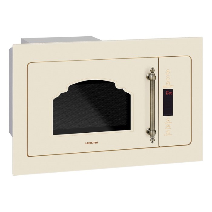 Микроволновая печь HIBERG VM 8505 Y, встраиваемая, 900 Вт, 25 л, цвет бежевый - фото 51395787 Микроволновая печь HIBERG VM 8505 Y, встраиваемая, 900 Вт, 25 л, цвет бежевый - фото 51395787