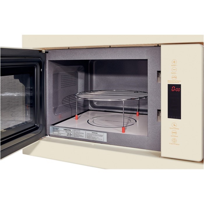 Микроволновая печь HIBERG VM 8505 Y, встраиваемая, 900 Вт, 25 л, цвет бежевый - фото 51395789 Микроволновая печь HIBERG VM 8505 Y, встраиваемая, 900 Вт, 25 л, цвет бежевый - фото 51395789
