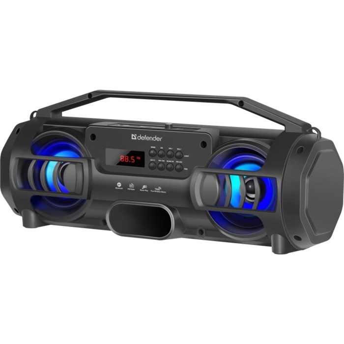 Портативная колонка Defender G104, 12Вт, 1500мАч, BT, FM, USB, microSD, дисплей, подсветка - фото 51395811 Портативная колонка Defender G104, 12Вт, 1500мАч, BT, FM, USB, microSD, дисплей, подсветка - фото 51395811