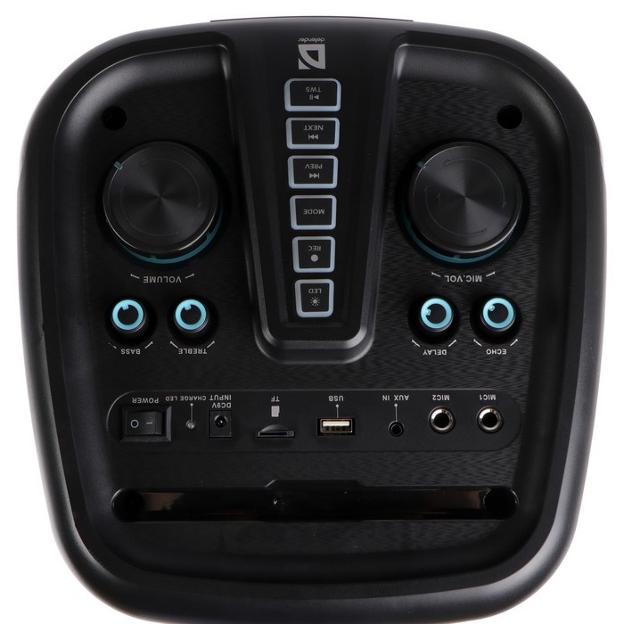 Портативная колонка Defender Boomer 60, 60Вт, 3600мАч, BT, FM, USB, AUX, дисплей, подсветка - фото 51395839 Портативная колонка Defender Boomer 60, 60Вт, 3600мАч, BT, FM, USB, AUX, дисплей, подсветка - фото 51395839