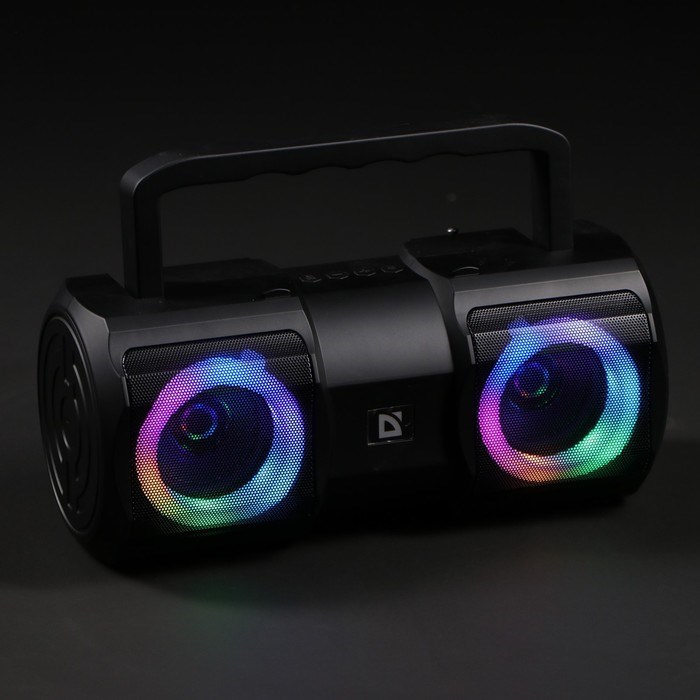 Портативная колонка Defender Beatbox 20, 20Вт, 2400мАч, BT, FM, USB, microSD, подсветка - фото 51395860 Портативная колонка Defender Beatbox 20, 20Вт, 2400мАч, BT, FM, USB, microSD, подсветка - фото 51395860