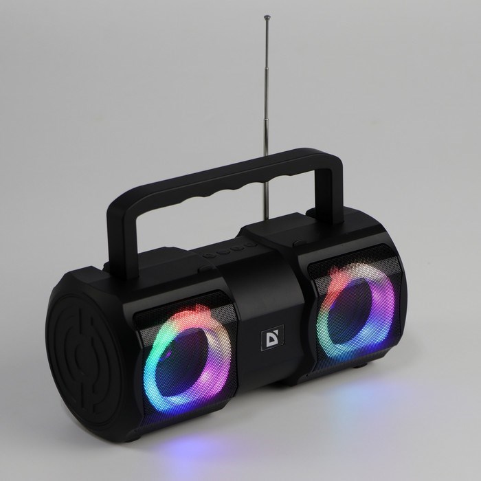 Портативная колонка Defender Beatbox 20, 20Вт, 2400мАч, BT, FM, USB, microSD, подсветка - фото 51395861 Портативная колонка Defender Beatbox 20, 20Вт, 2400мАч, BT, FM, USB, microSD, подсветка - фото 51395861