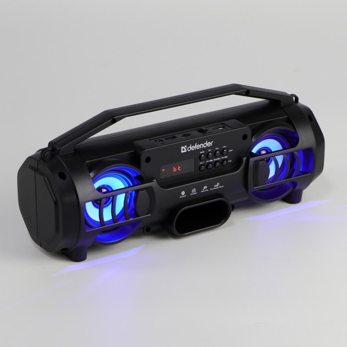 Портативная колонка Defender Beatbox 50, 50Вт, 3600мАч, BT, Type-C, microSD, IPX5, подсветка - фото 51395870 Портативная колонка Defender Beatbox 50, 50Вт, 3600мАч, BT, Type-C, microSD, IPX5, подсветка - фото 51395870