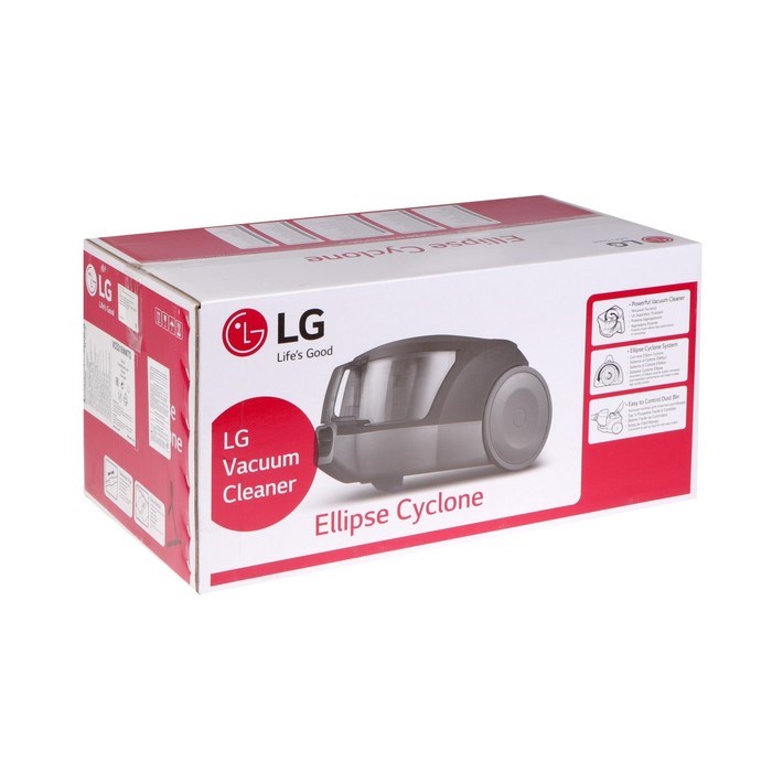 Пылесос LG VC5316NNTS, 1600/330 Вт, сухая уборка, 1.3 л, чёрный/серебристый - фото 51395986 Пылесос LG VC5316NNTS, 1600/330 Вт, сухая уборка, 1.3 л, чёрный/серебристый - фото 51395986