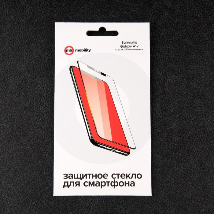 Защитное стекло mObility, для Samsung Galaxy A12, полный клей, черное - фото 51396443 Защитное стекло mObility, для Samsung Galaxy A12, полный клей, черное - фото 51396443