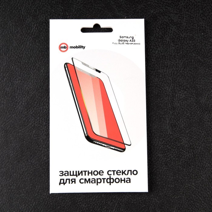 Защитное стекло mObility, для Samsung Galaxy A33, полный клей, черное - фото 51396481 Защитное стекло mObility, для Samsung Galaxy A33, полный клей, черное - фото 51396481