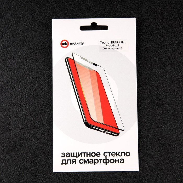 Защитное стекло mObility, для Tecno Spark 8c, полный клей, черное - фото 51396581 Защитное стекло mObility, для Tecno Spark 8c, полный клей, черное - фото 51396581