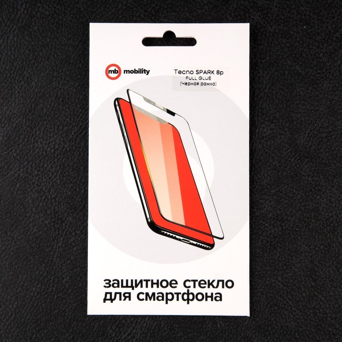 Защитное стекло mObility, для Tecno Spark 8p, полный клей, черное - фото 51396585 Защитное стекло mObility, для Tecno Spark 8p, полный клей, черное - фото 51396585