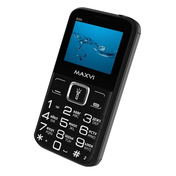 Сотовый телефон Maxvi B200, 2", 0.3 Мп, 2 sim, microSD, FM, фонарик, 1400 мАч, черный - фото 51396778 Сотовый телефон Maxvi B200, 2", 0.3 Мп, 2 sim, microSD, FM, фонарик, 1400 мАч, черный - фото 51396778