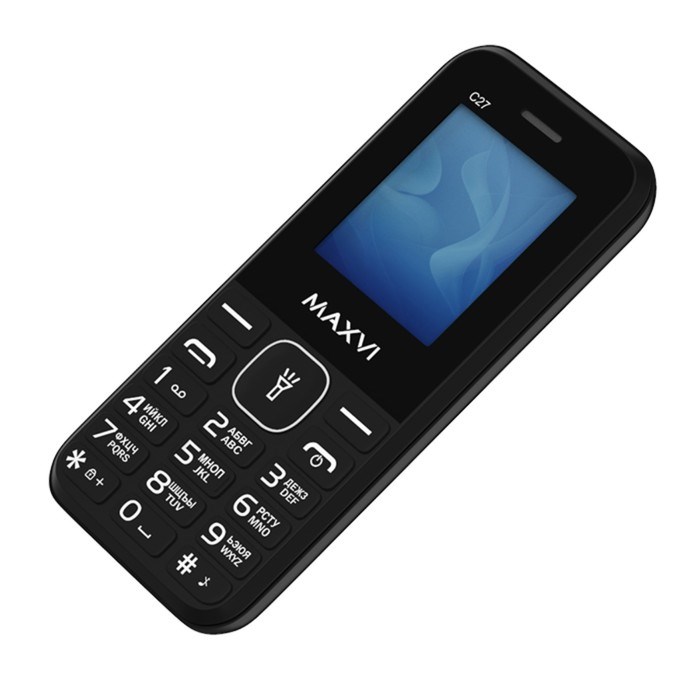Сотовый телефон Maxvi C27, 1.77", 0.3 Мп, microSD, 2 sim, FM, фонарик, 600 мАч, черный - фото 51396822 Сотовый телефон Maxvi C27, 1.77", 0.3 Мп, microSD, 2 sim, FM, фонарик, 600 мАч, черный - фото 51396822
