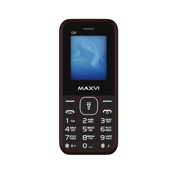 Сотовый телефон Maxvi C27, 1.77", 1.3 Мп, microSD, 2 sim, FM, фонарик, 600 мАч, коричневый - фото 51396842 Сотовый телефон Maxvi C27, 1.77", 1.3 Мп, microSD, 2 sim, FM, фонарик, 600 мАч, коричневый - фото 51396842
