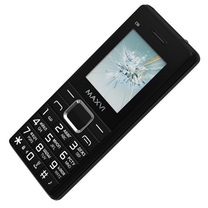 Сотовый телефон Maxvi C9i, 1.77", microSD, 2 sim, FM, фонарик, 800 мАч, черный - фото 51396874 Сотовый телефон Maxvi C9i, 1.77", microSD, 2 sim, FM, фонарик, 800 мАч, черный - фото 51396874
