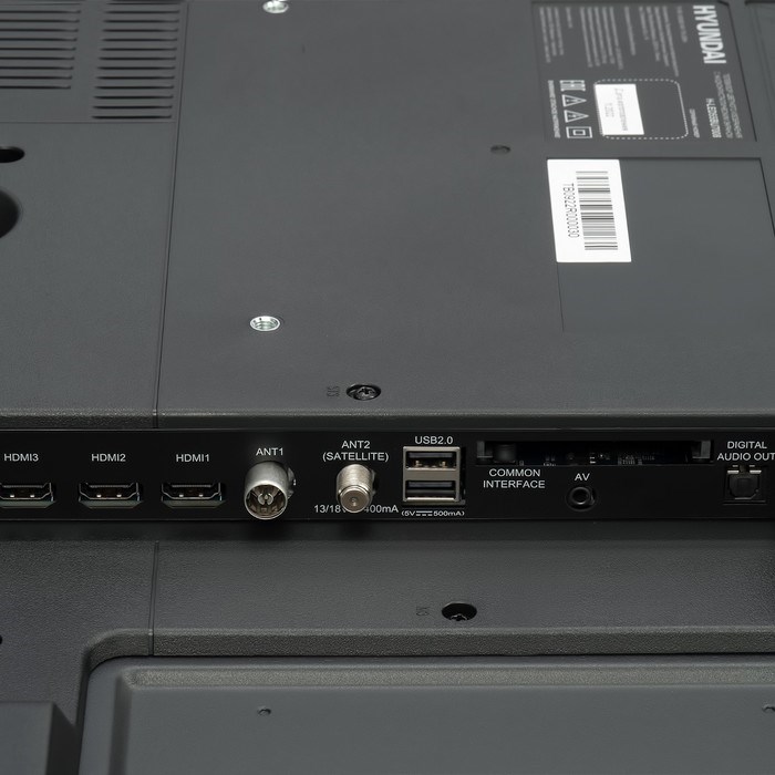 Телевизор Hyundai H-LED55BU7008, 55",3840x2160, DVB/T2/C/S2, HDMI 3, USB 2, Smart TV, черный - фото 51397100 Телевизор Hyundai H-LED55BU7008, 55",3840x2160, DVB/T2/C/S2, HDMI 3, USB 2, Smart TV, черный - фото 51397100