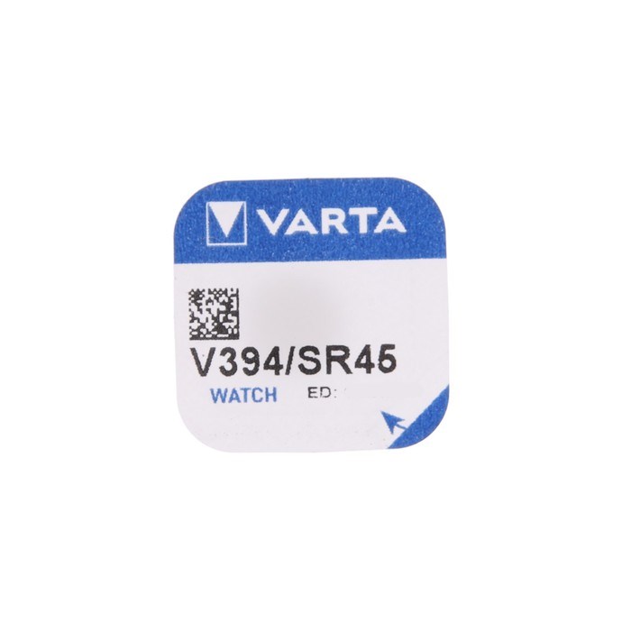 Батарейка Varta Silver Oxide, 394 (SR936SW) - 1BL, 1.55 В, блистер, 1 шт. - фото 51397712 Батарейка Varta Silver Oxide, 394 (SR936SW) - 1BL, 1.55 В, блистер, 1 шт. - фото 51397712