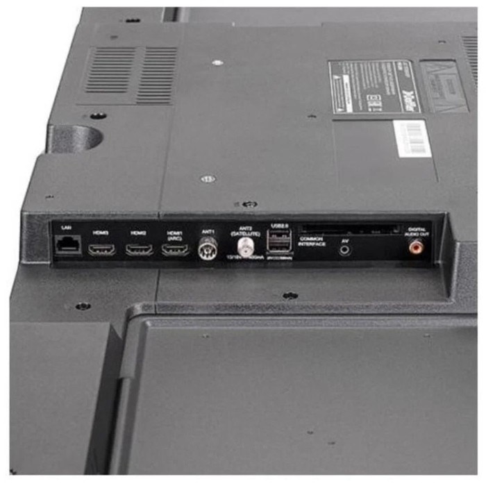 Телевизор Doffler 55KUS65, 55", 3840x2160, DVB-T/T2/C/S2, HDMI 3, USB 2, Smart TV, чёрный - фото 51397790 Телевизор Doffler 55KUS65, 55", 3840x2160, DVB-T/T2/C/S2, HDMI 3, USB 2, Smart TV, чёрный - фото 51397790